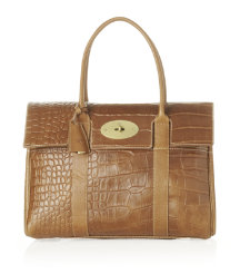Oak Printed Leather Bayswater Bag