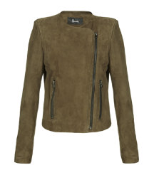 Perfect 10 Suede Biker Jacket
