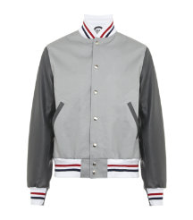 Striped Bomber Jacket